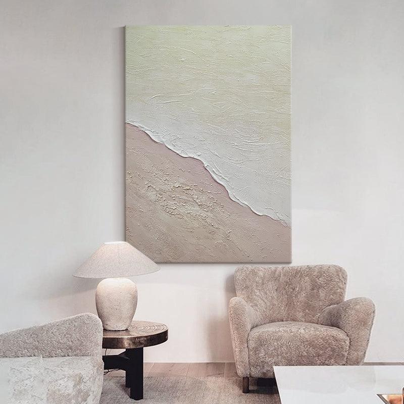Acrylic 3D Textured Landscape Ocean Waves Oil Painting - kalapaint