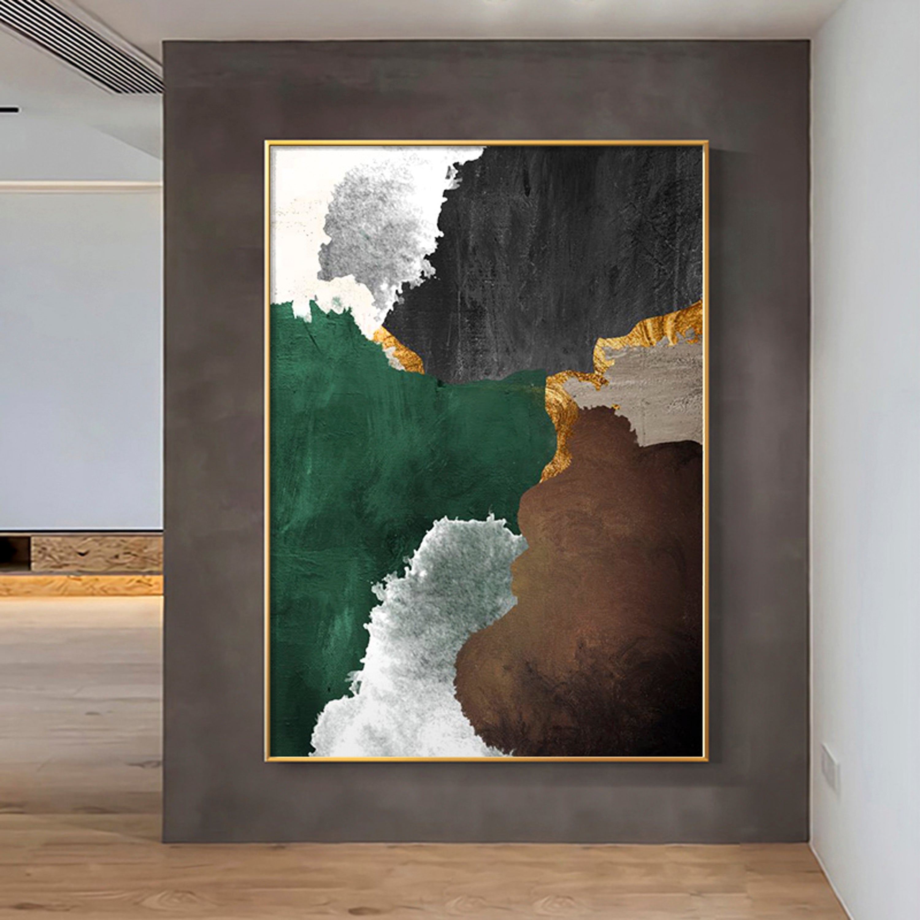 Emerald Chaos Painting