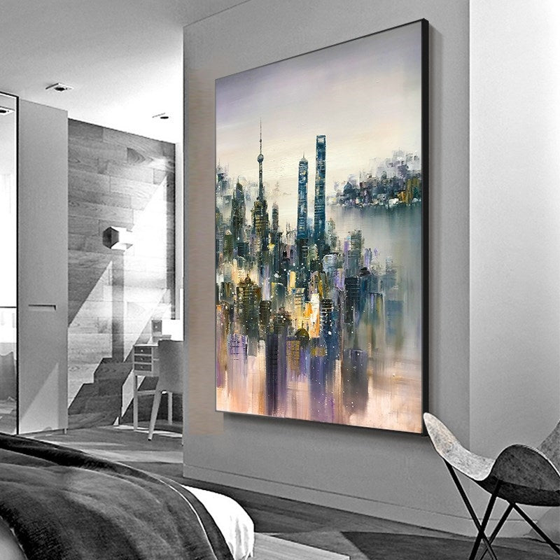 Mist in Shanghai Painting