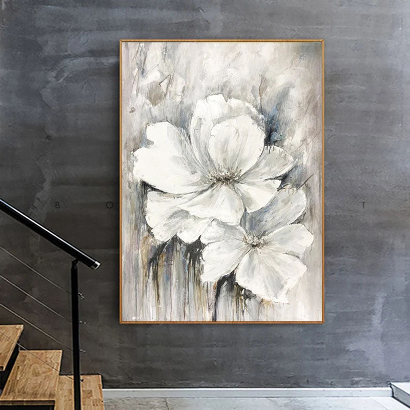 White Lily Lovestory Painting