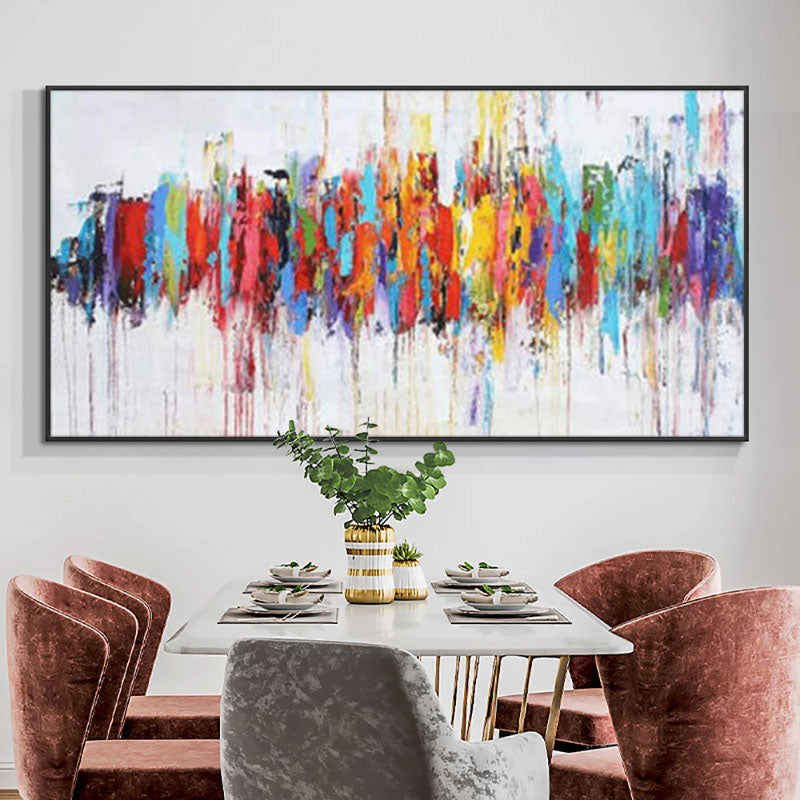Technicolour Waves Painting
