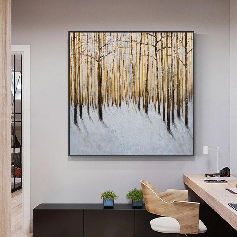Trees in Spring Painting