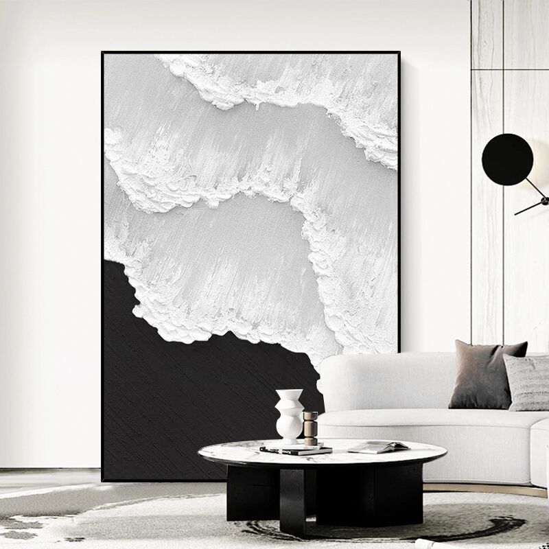 Black Beach Painting