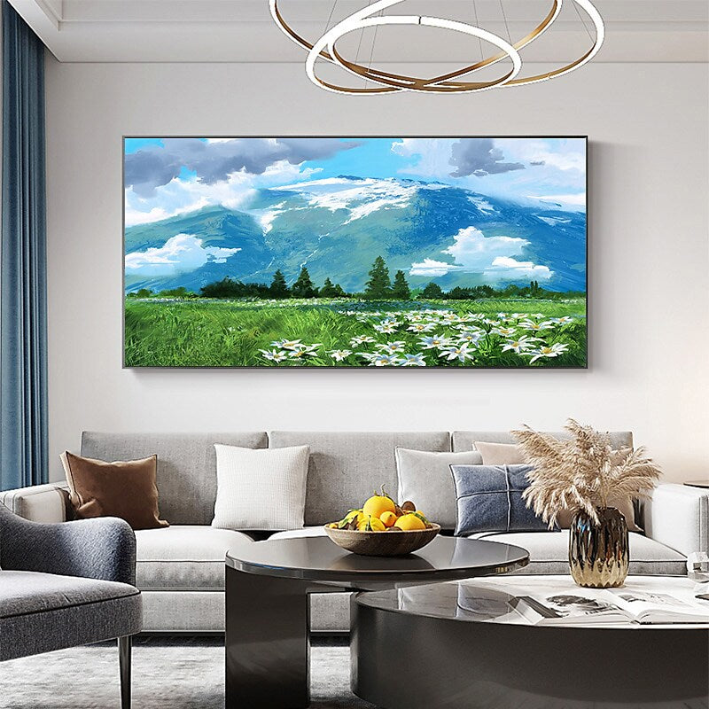 Mountainous Meadows Painting