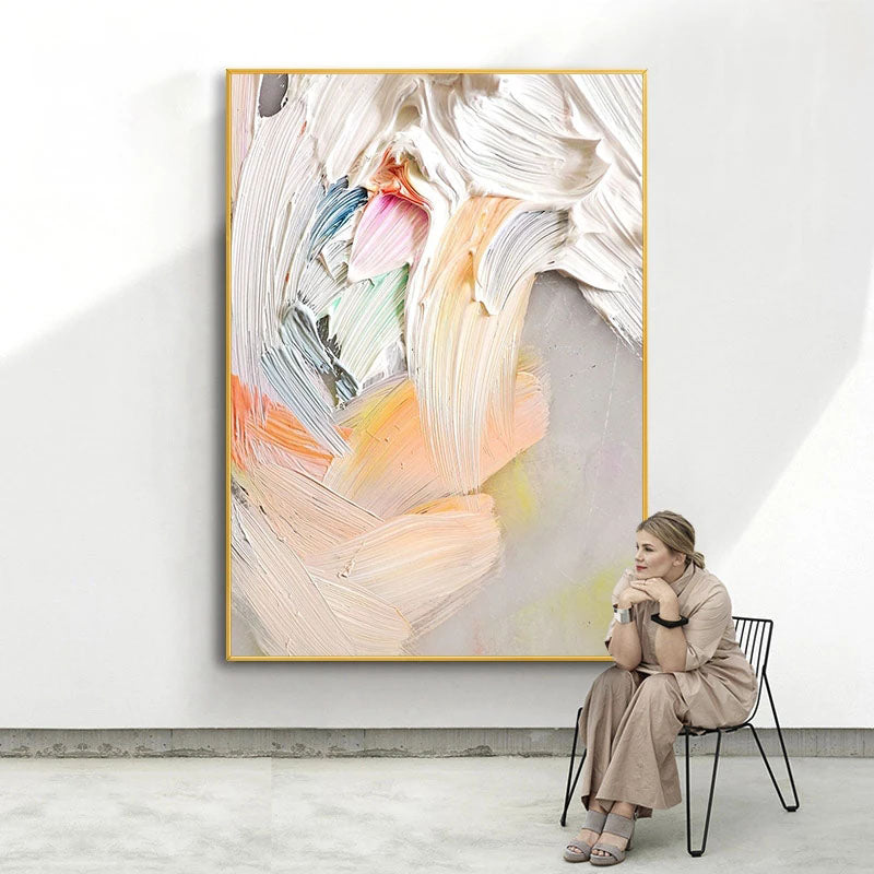 Cream Petals Painting