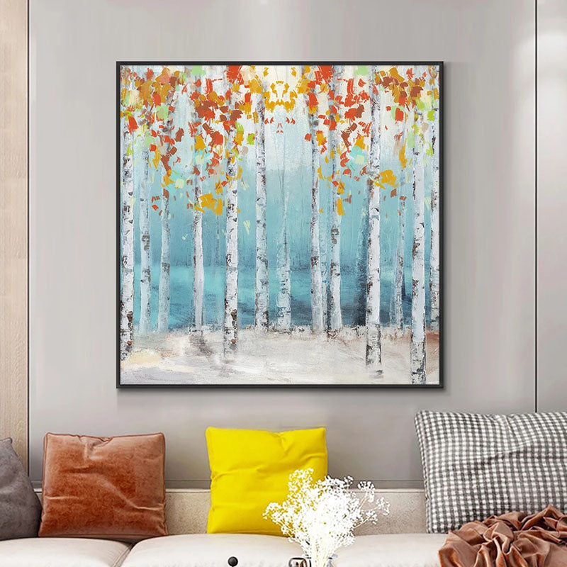 Forest Lake Painting