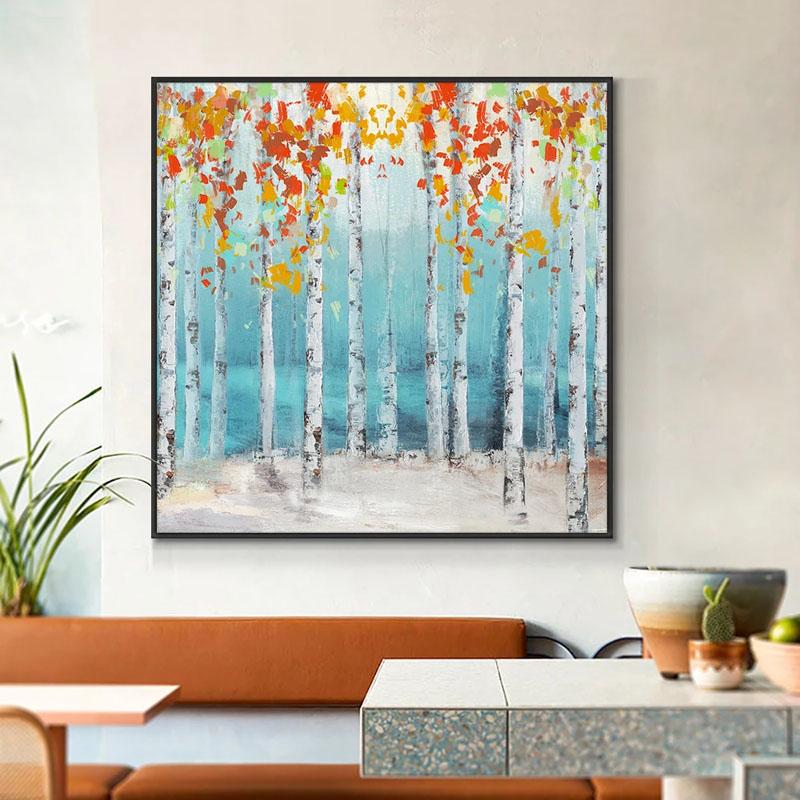 Forest Lake Painting