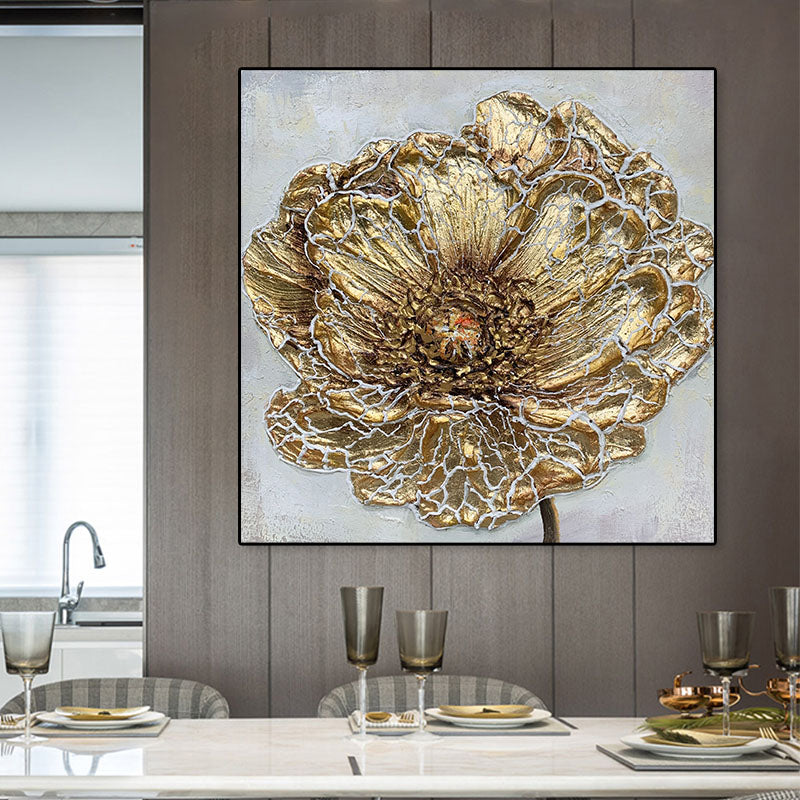 Golden Dandelion Painting