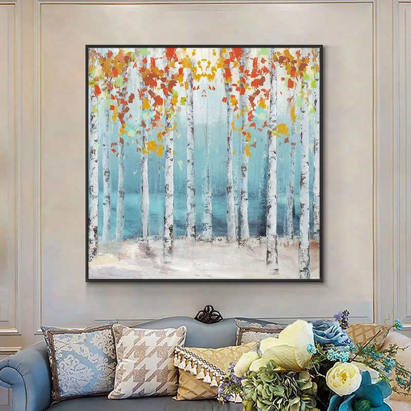 Forest Lake Painting