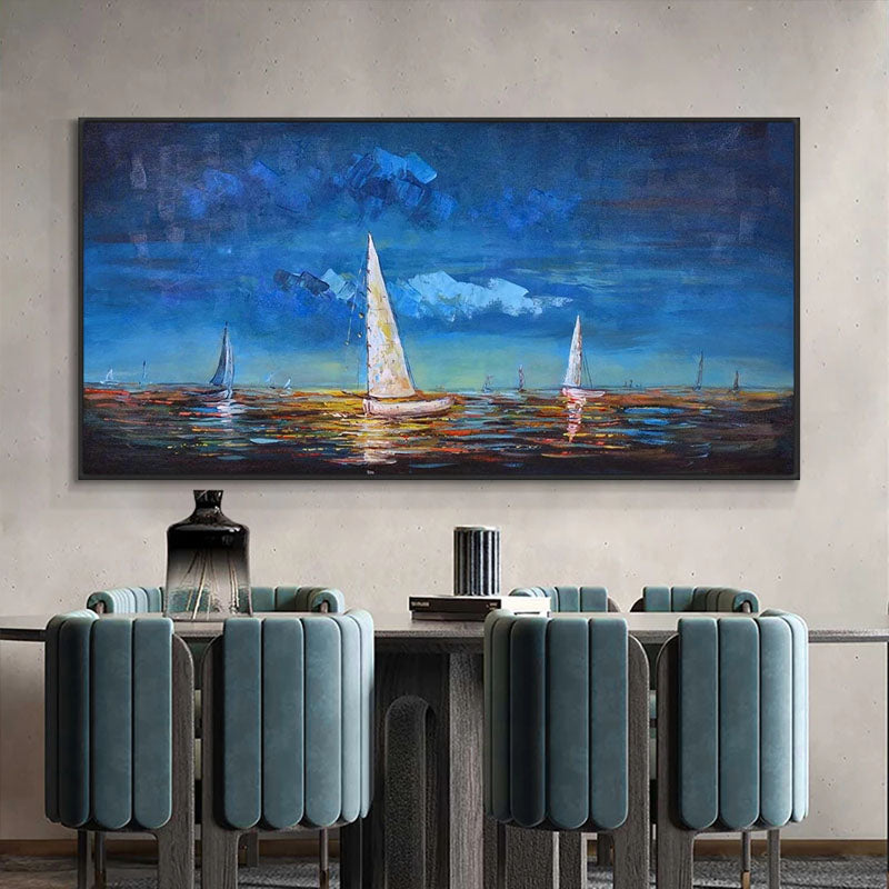 Night on the Ocean Painting