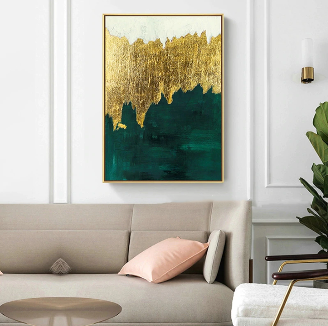 Gold Rush / Green Painting