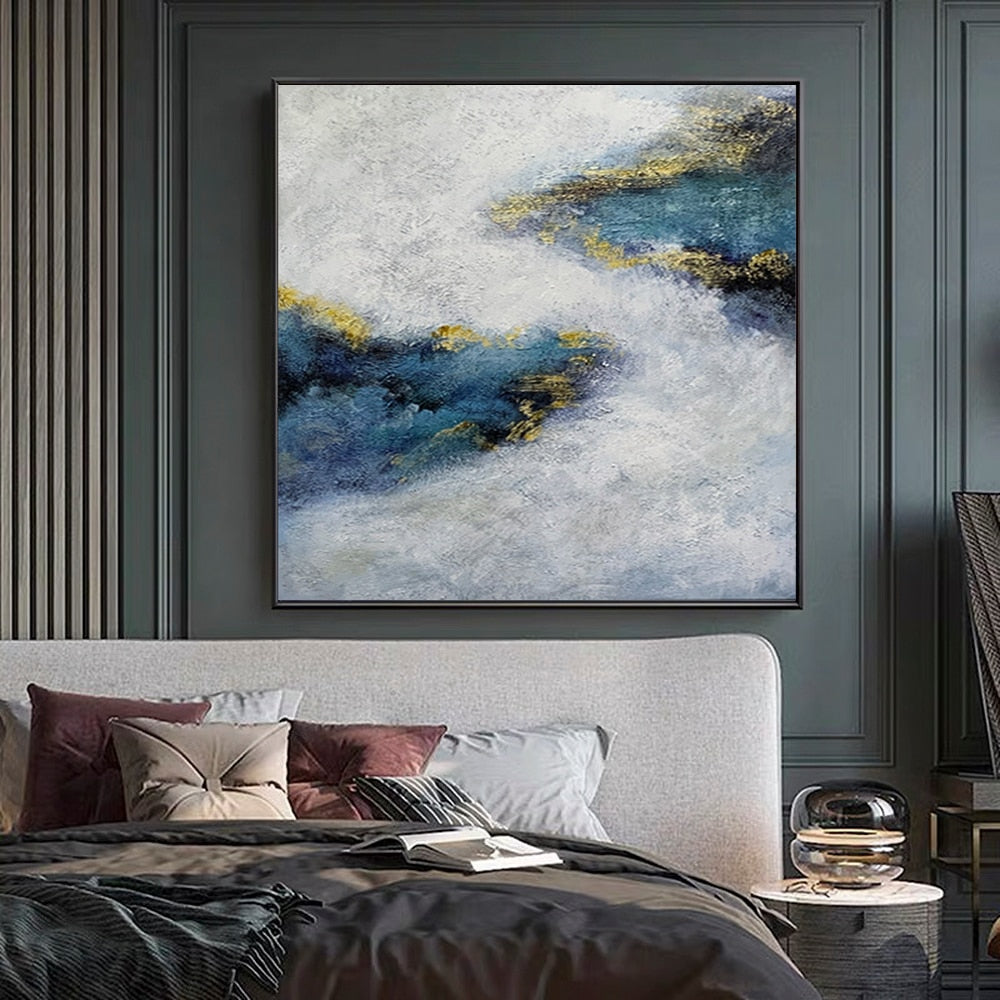 Misty Blue Painting