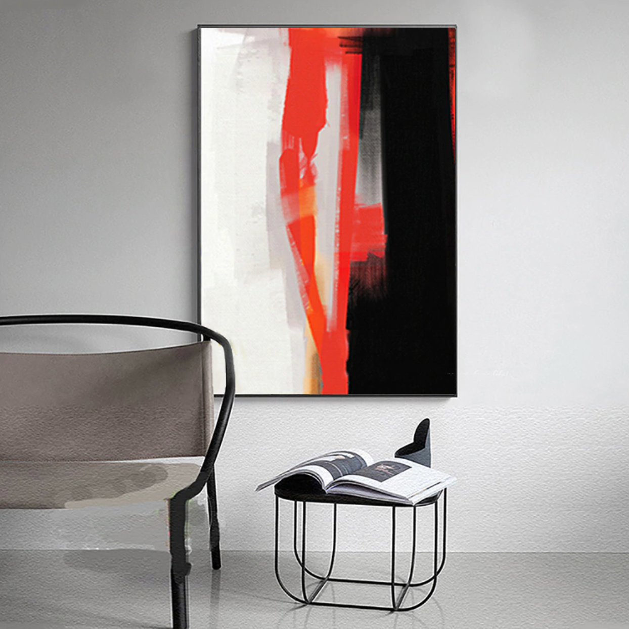 Red Haze Painting