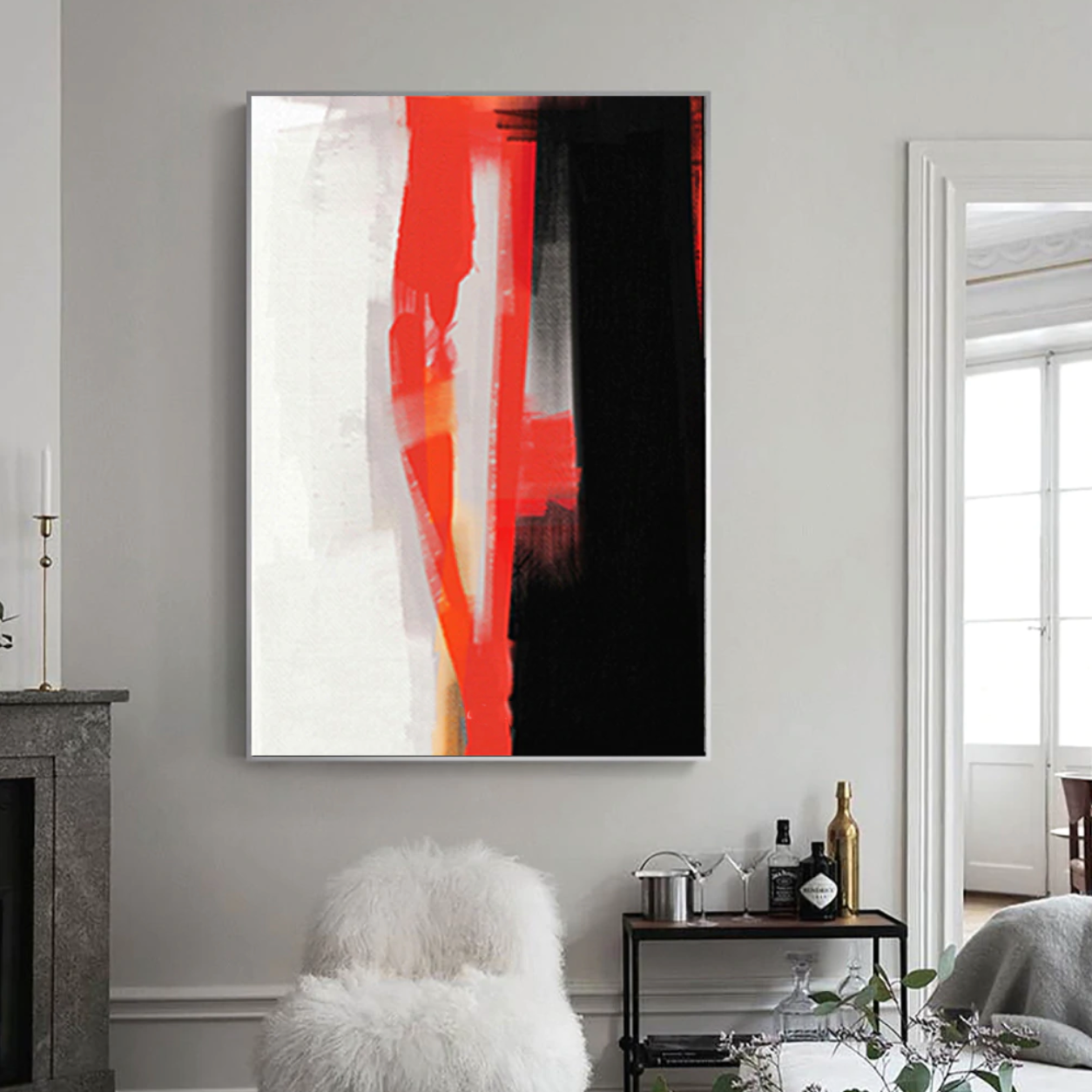 Red Haze Painting