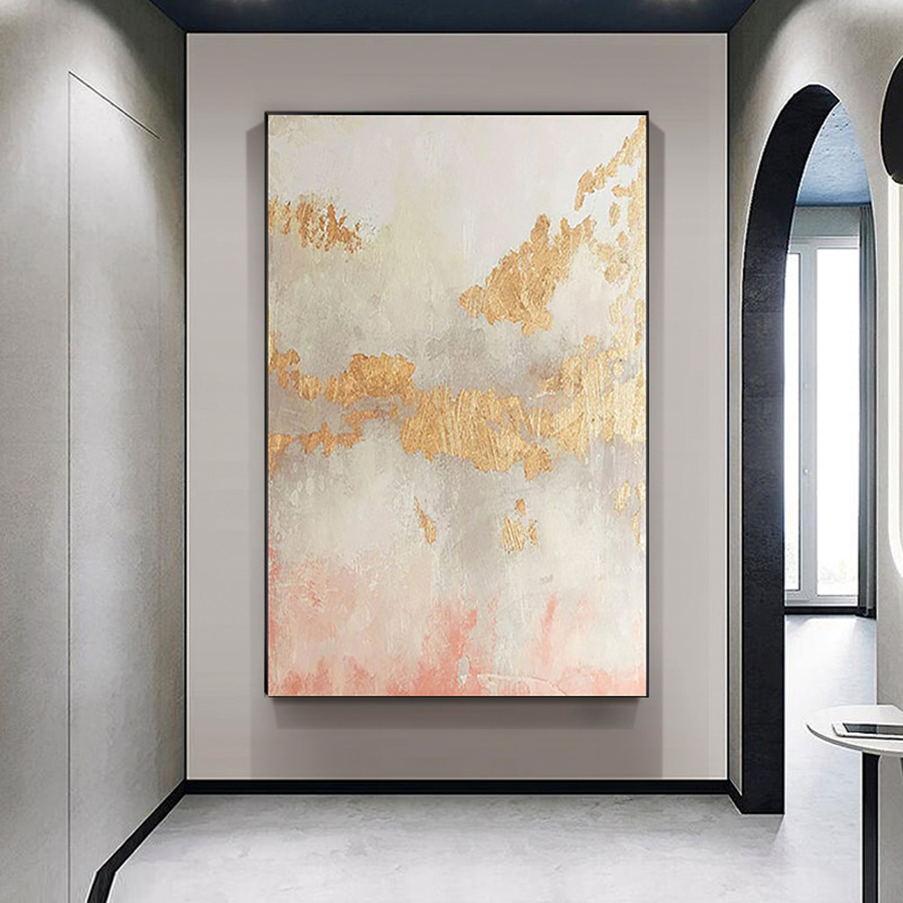 Golden Nebula Painting