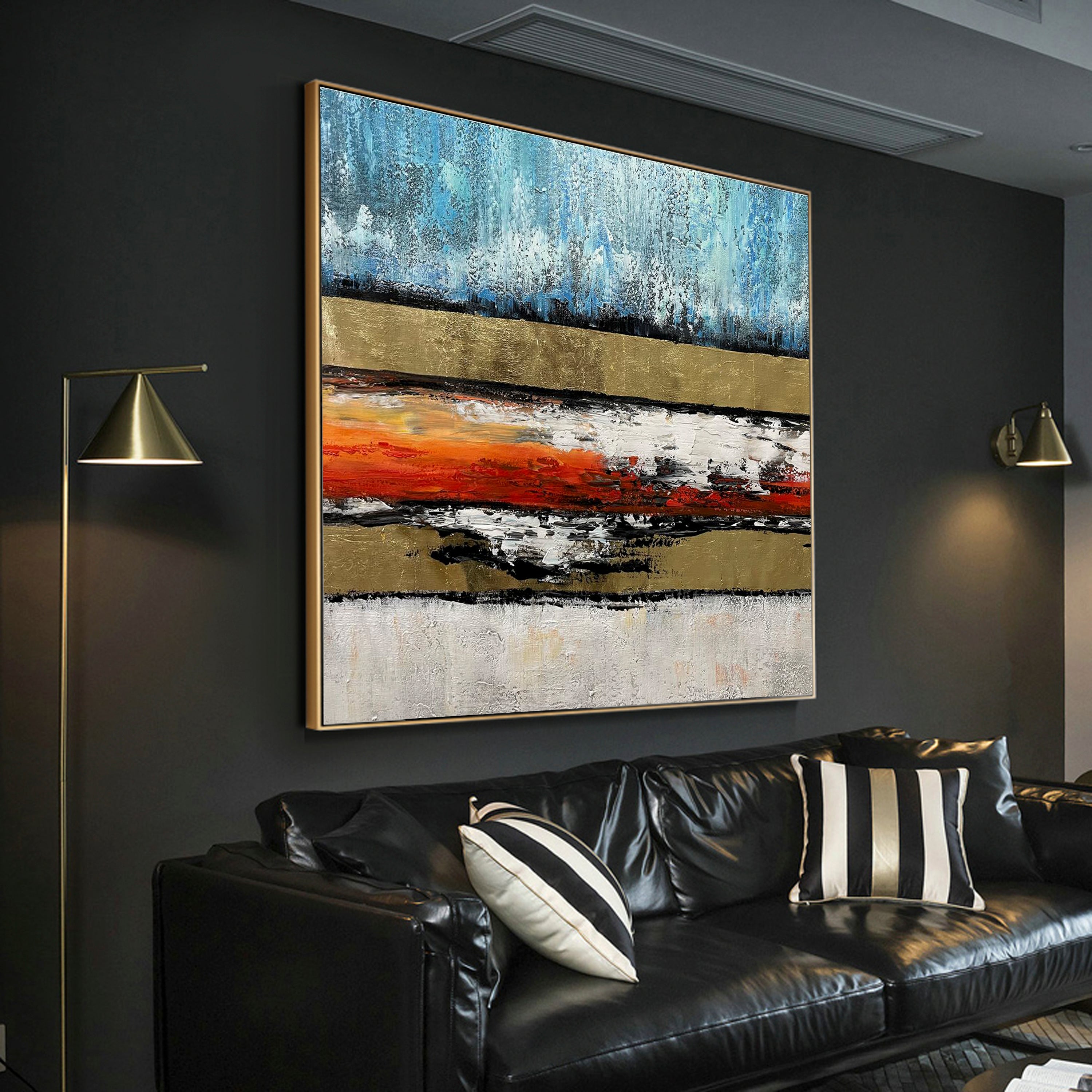 Lava Flow Painting