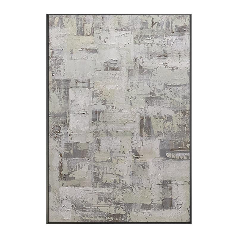 Original Wabi Sabi Textured Beige Wall Art Painting - kalapaint