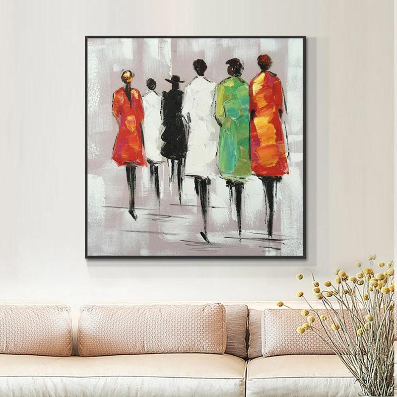Mysterious Figures Painting