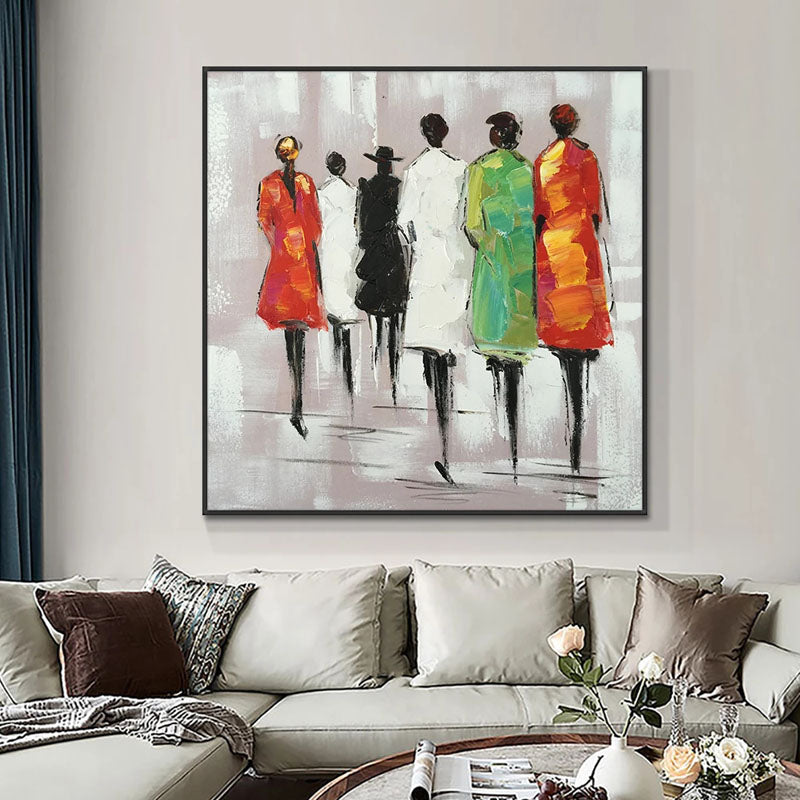 Mysterious Figures Painting