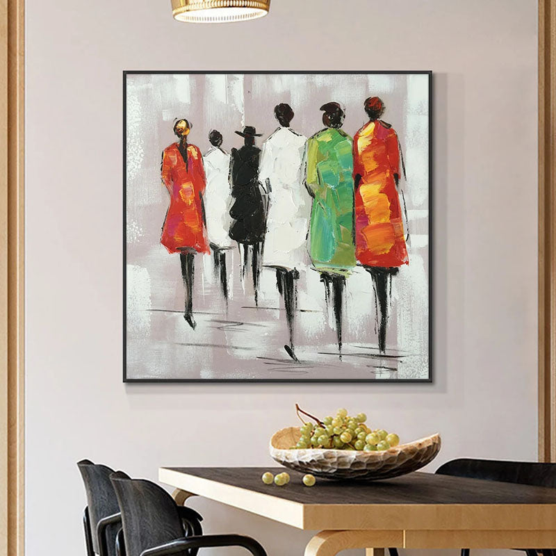 Mysterious Figures Painting