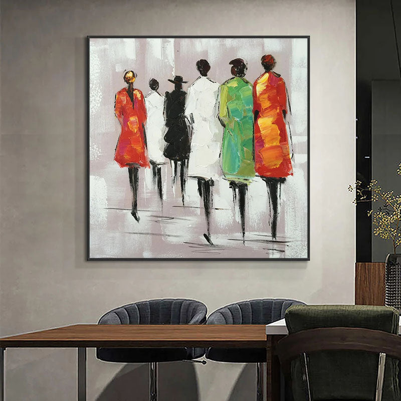 Mysterious Figures Painting