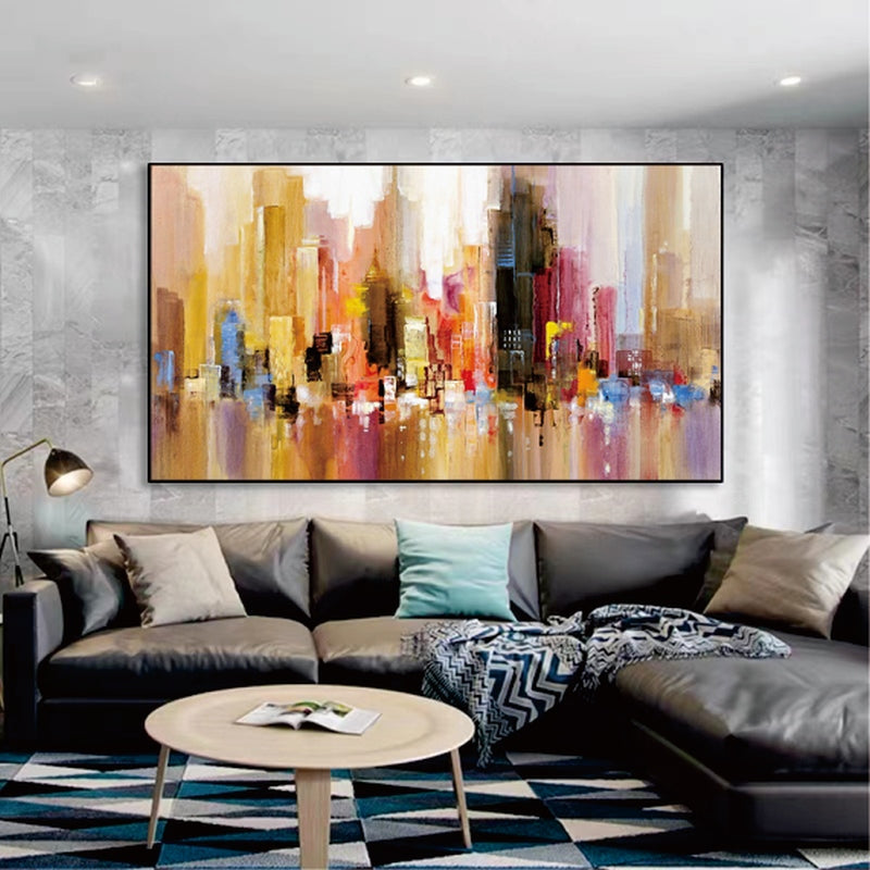 Bright City Mornings Painting