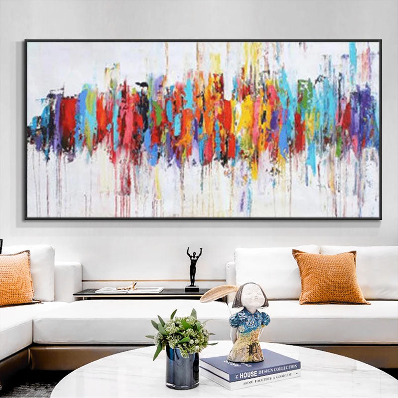 Technicolour Waves Painting
