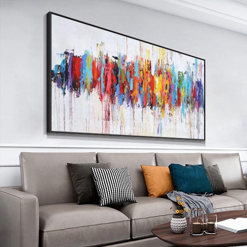 Technicolour Waves Painting