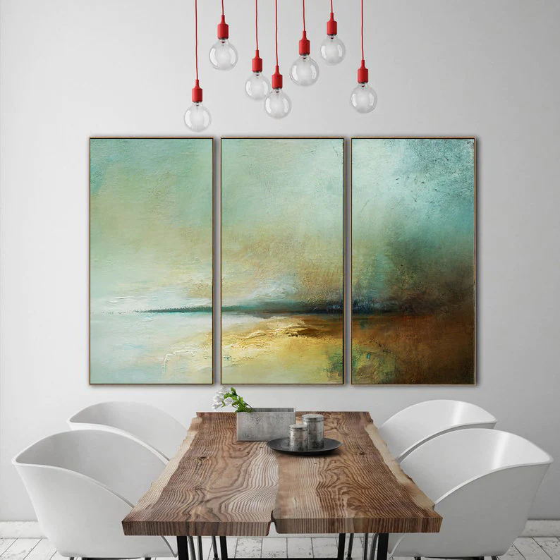 Beach at night Painting