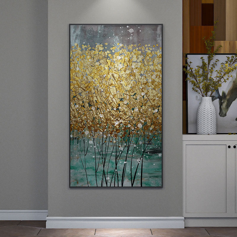 Flores Doradas Painting