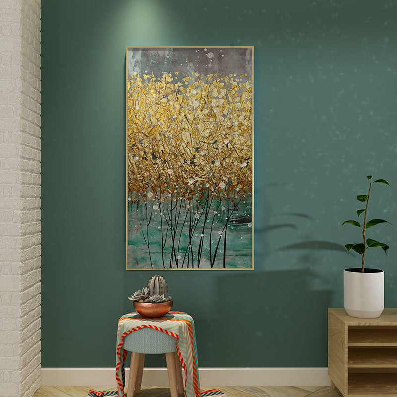 Flores Doradas Painting