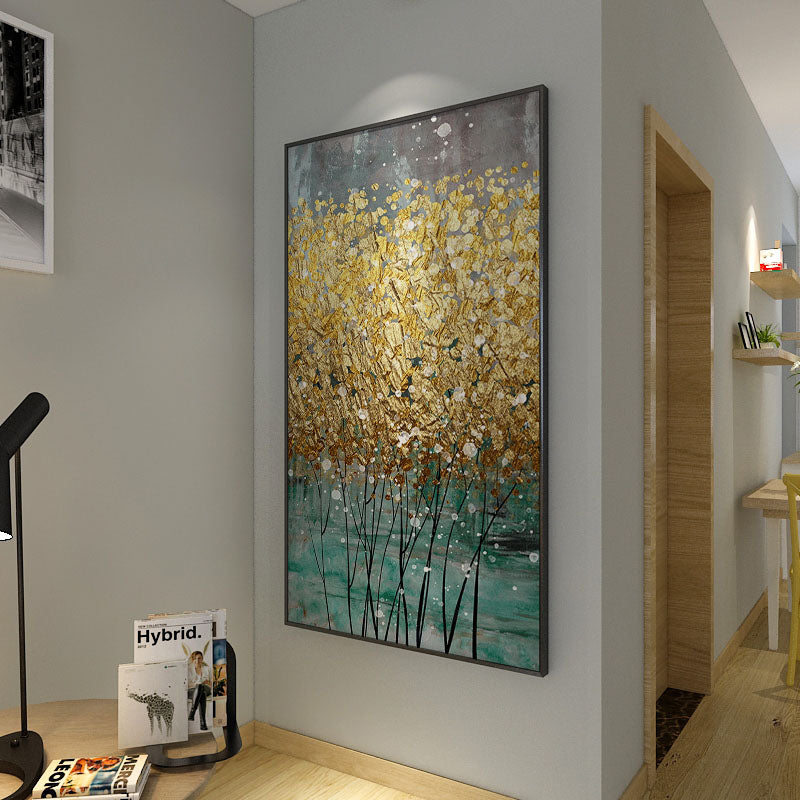 Flores Doradas Painting