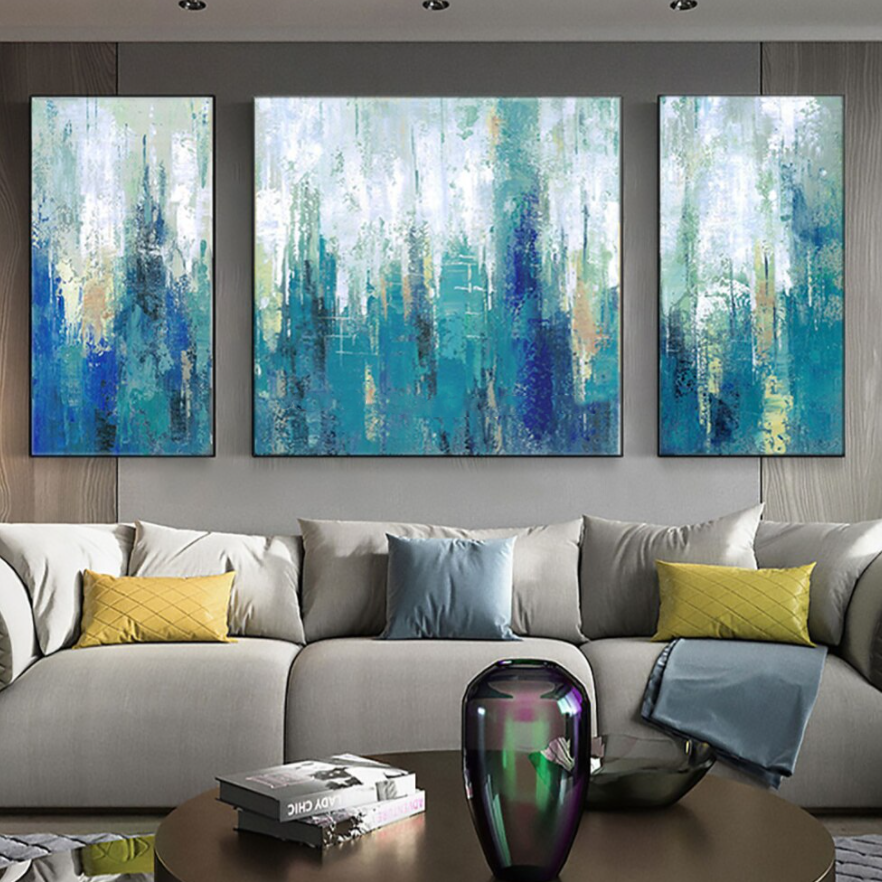 Misty Mountains Painting