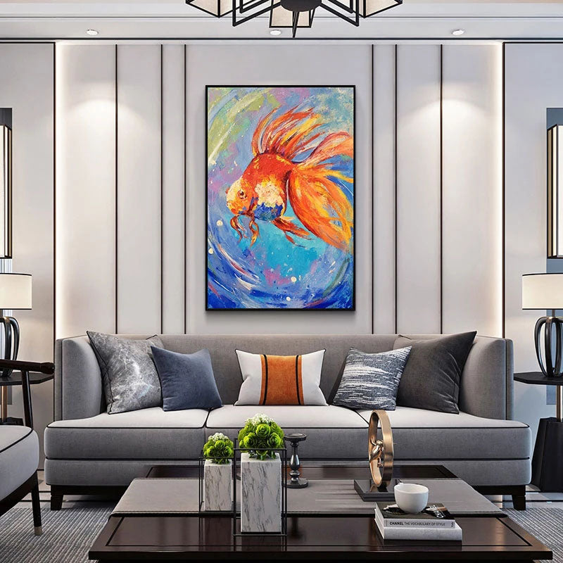 Goldfish Painting