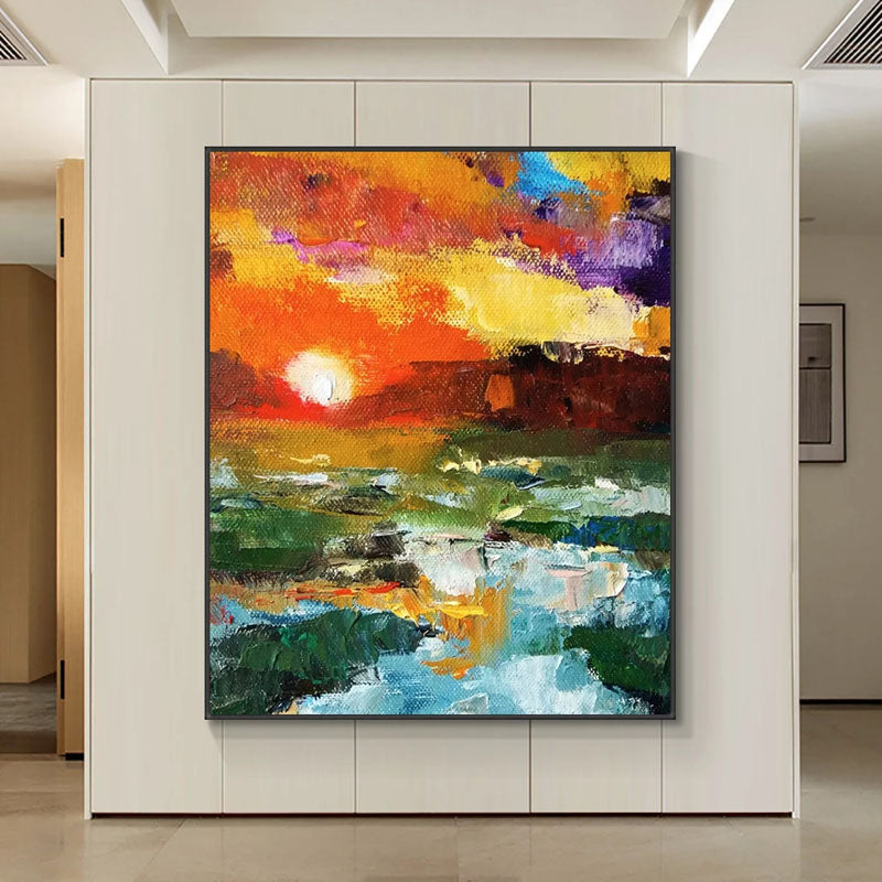 Sunset Valley Painting