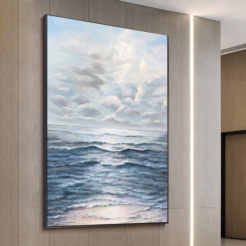 Stormy Sea Painting