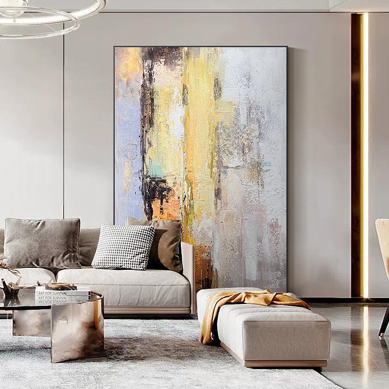 Abstract Colorful Acrylic Texture Oil Painting - kalapaint
