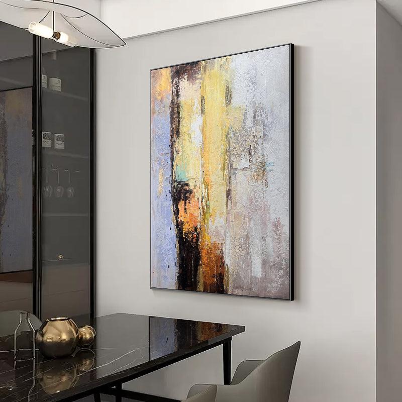 Abstract Colorful Acrylic Texture Oil Painting - kalapaint