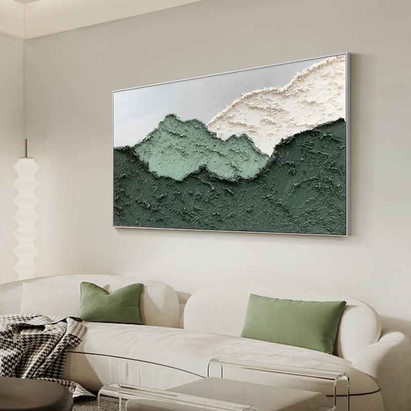 100% Hand-Painted Abstract Oil Painting #TH002 - kalapaint
