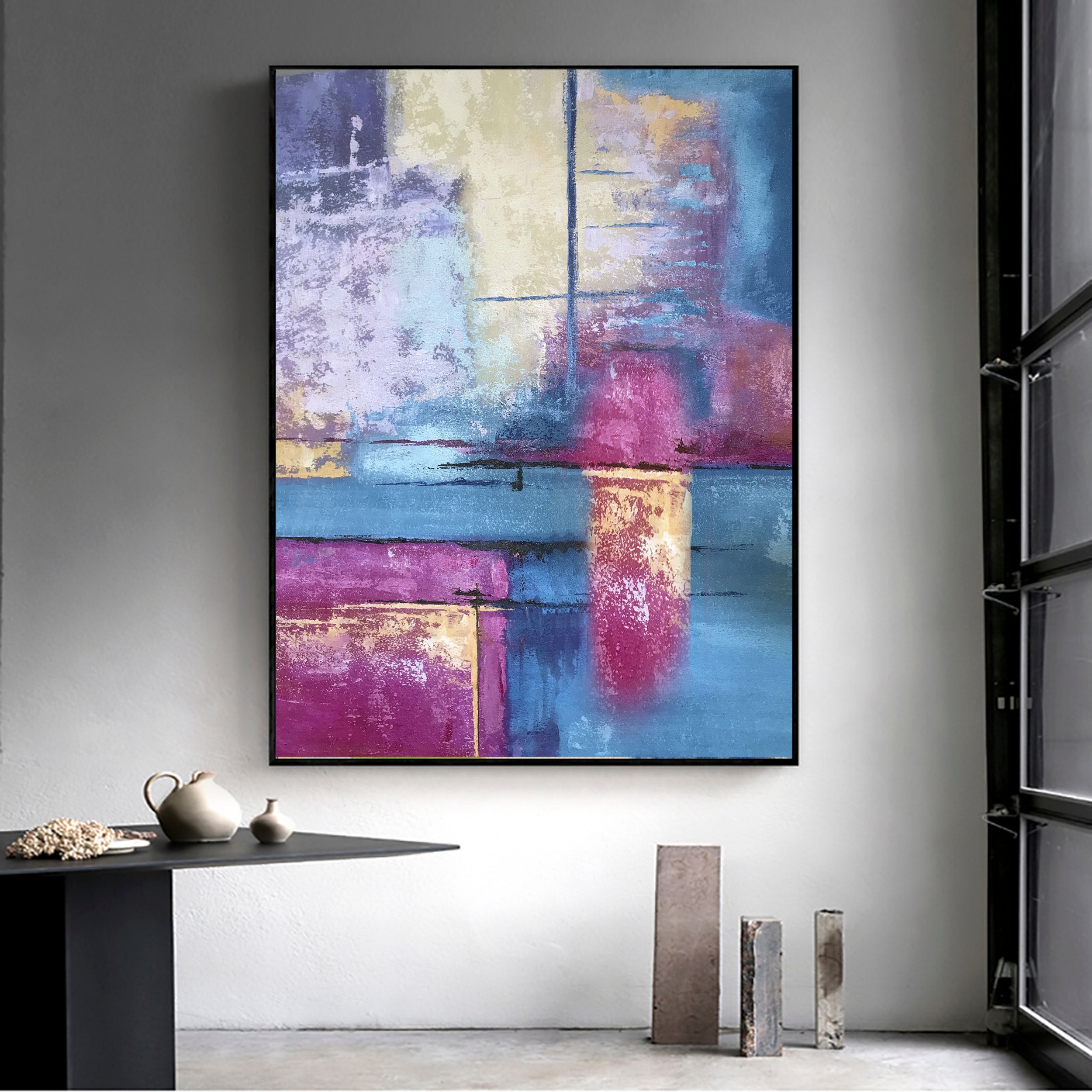 Crimson Violet Painting