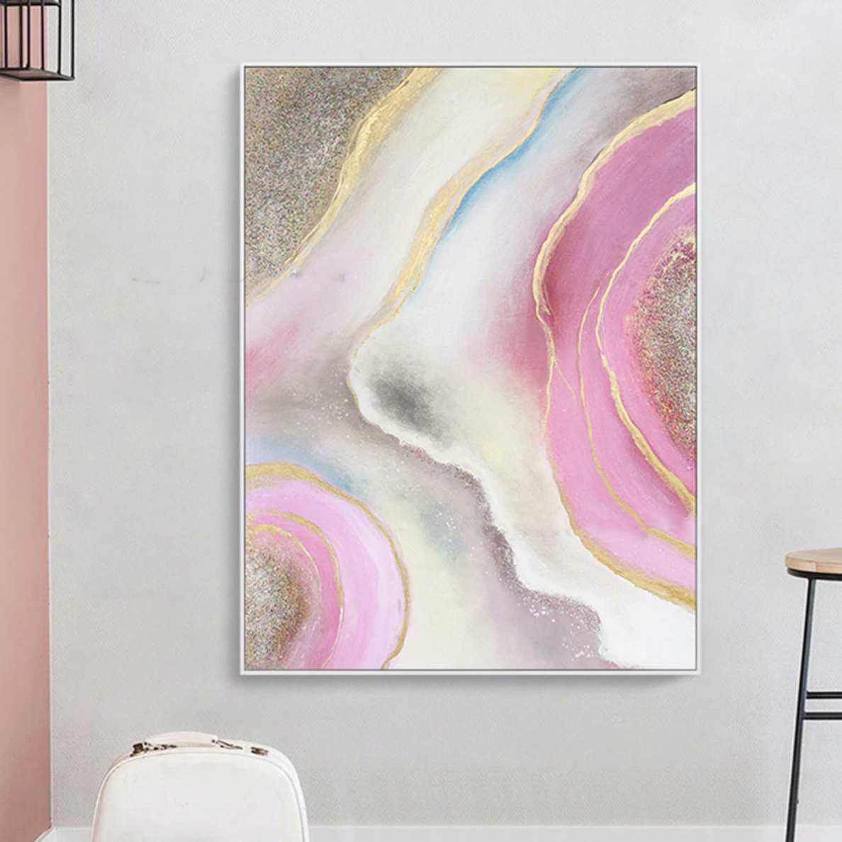 Pink Lava Painting