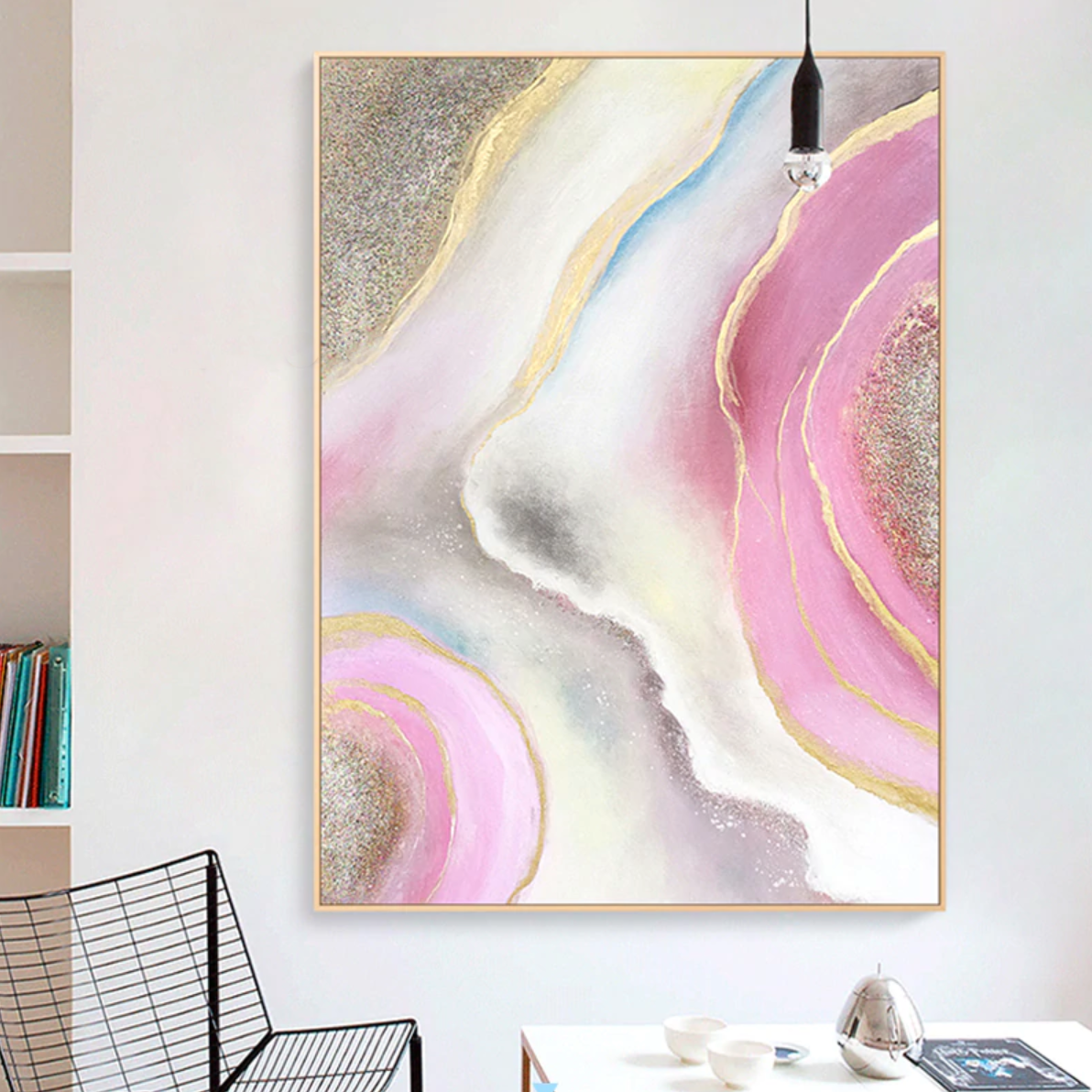 Pink Lava Painting