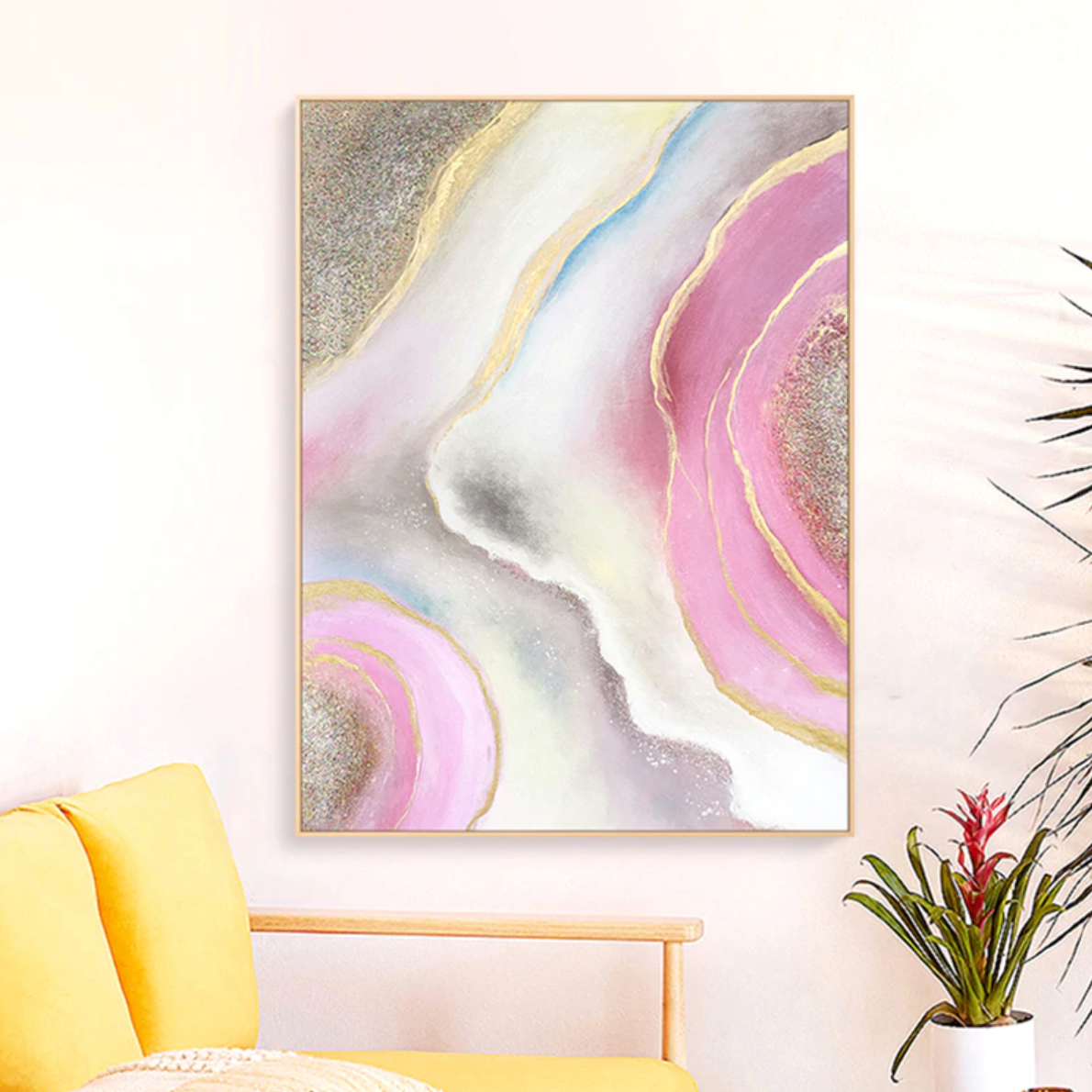 Pink Lava Painting
