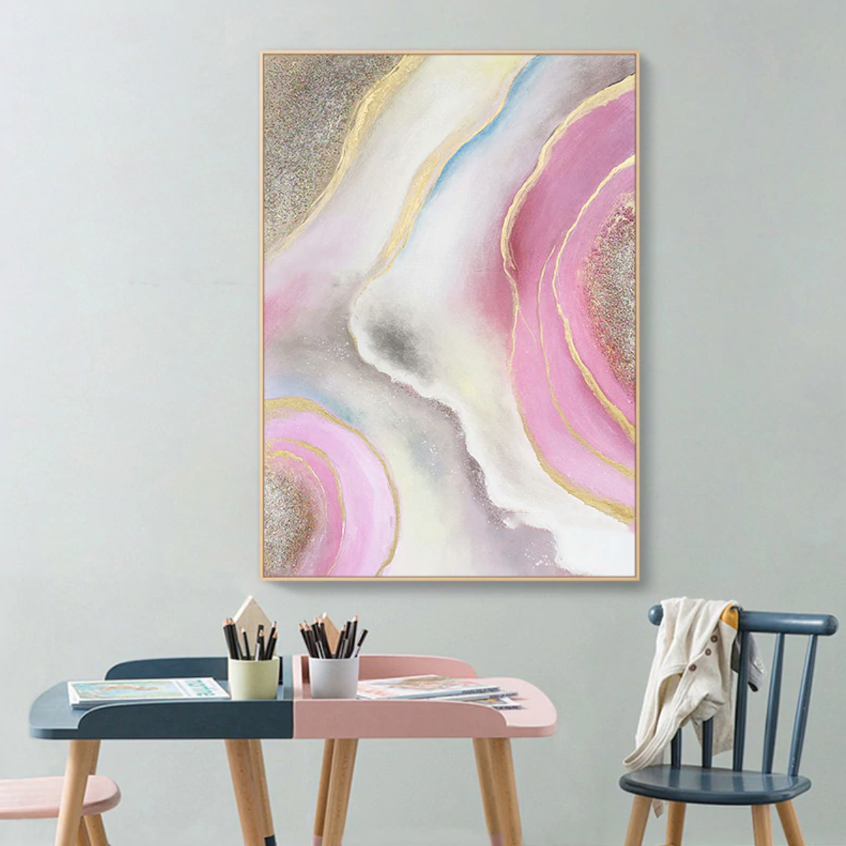 Pink Lava Painting