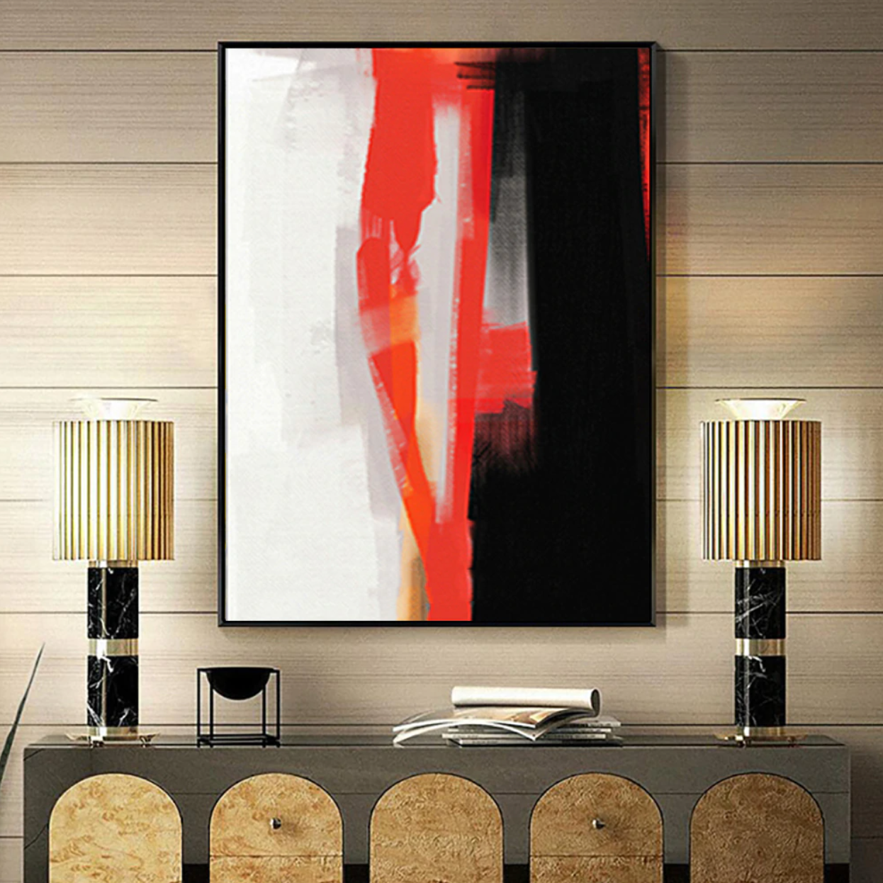 Red Haze Painting