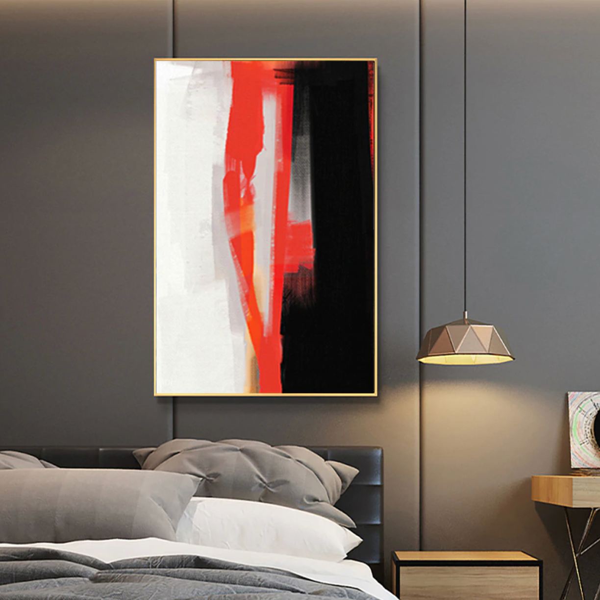 Red Haze Painting