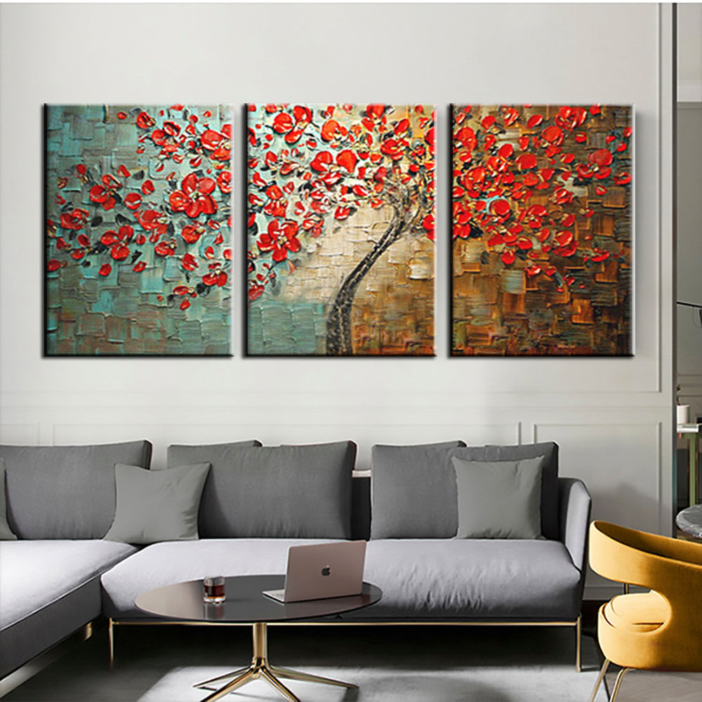 Scarlet Bloom Painting