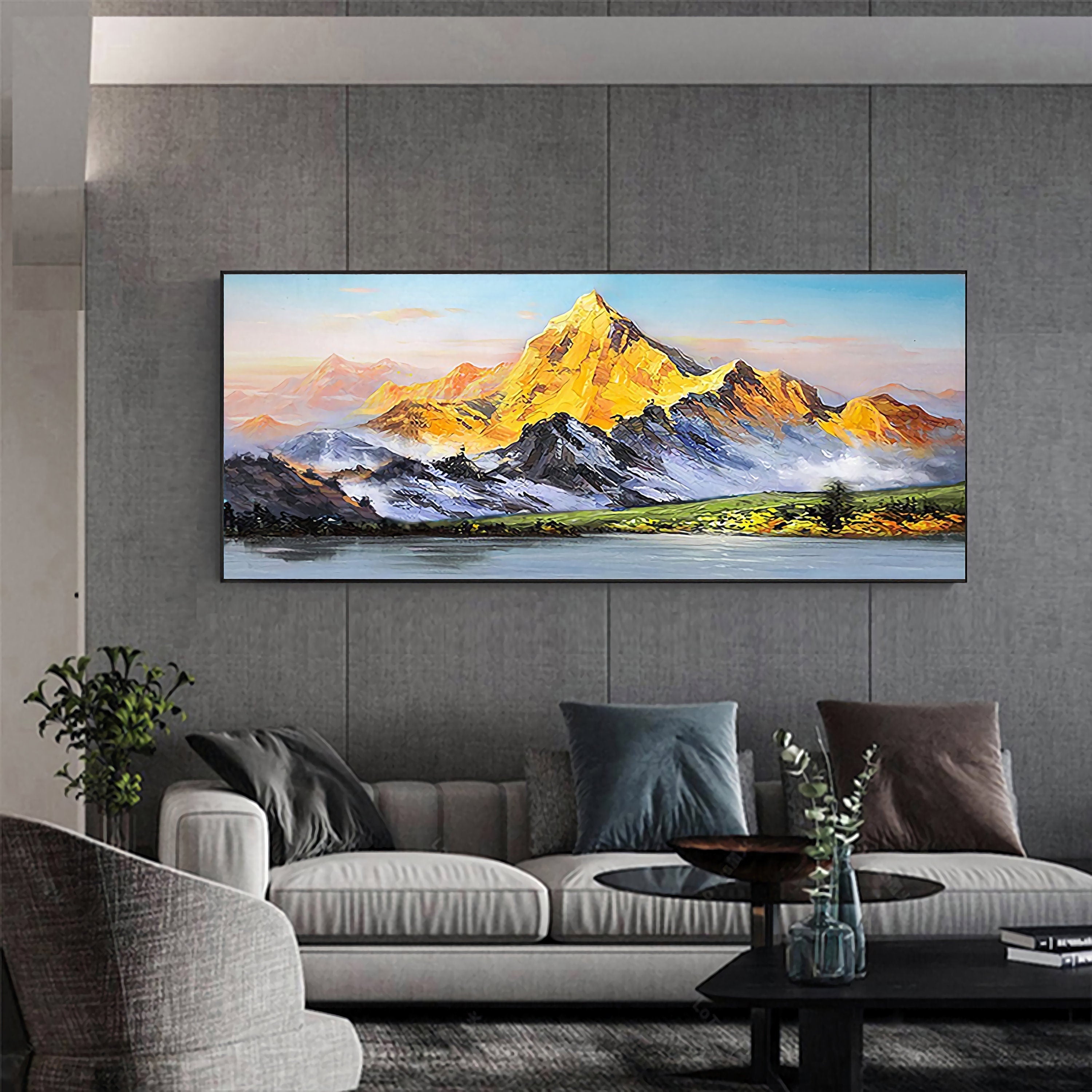 Gum San Mountain Painting